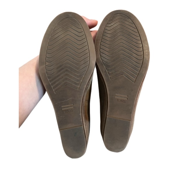 TOMS THE KALLIE Taupe Suede Wedge Boot Size 5 - Picture 9 of 10